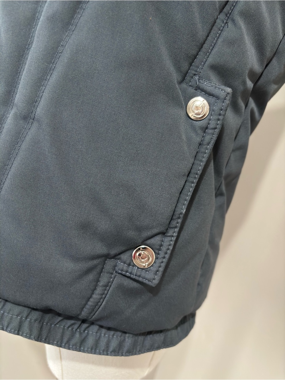 Obermeyer Vintage Quilted Puffer Vest Winnie Reversible Size Medium Gray - Picture 4 of 9